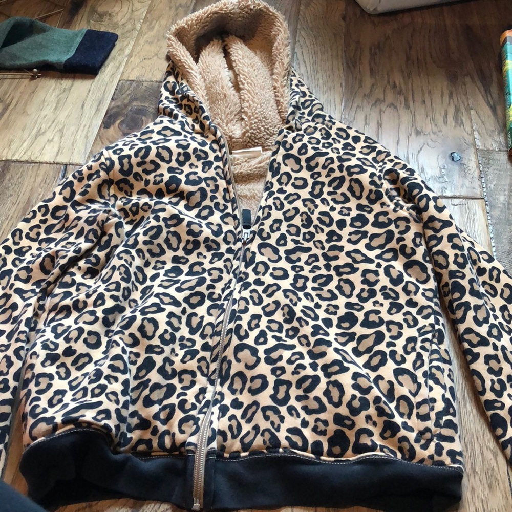 Cheetah print jacket